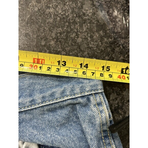 Vintage Lee Riders High Rise Tapered Zipper Leg Detail Size Vintage 16 Waist 30 - Picture 5 of 10